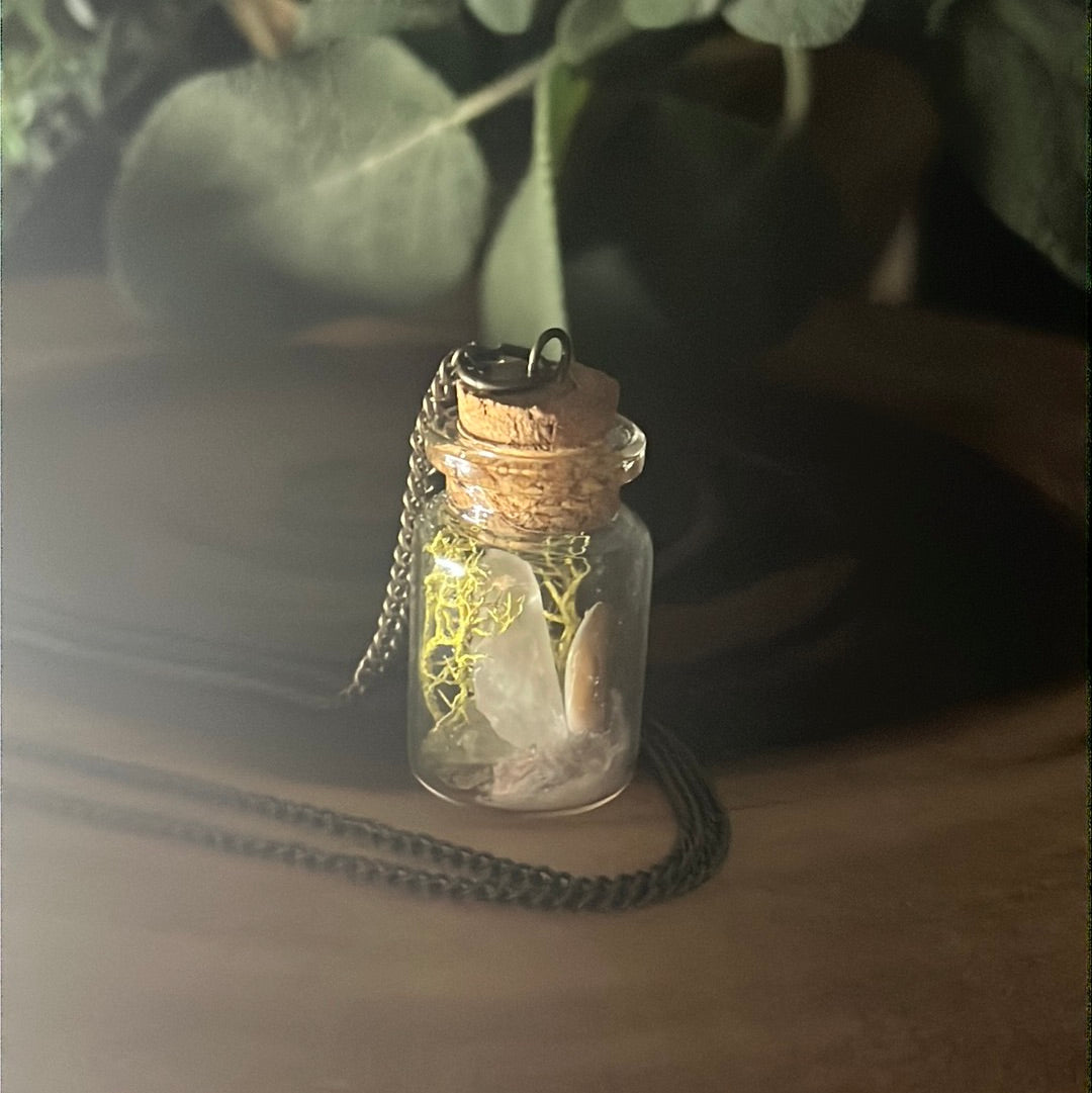 Treasure Bottle Necklace "Day Breaks"