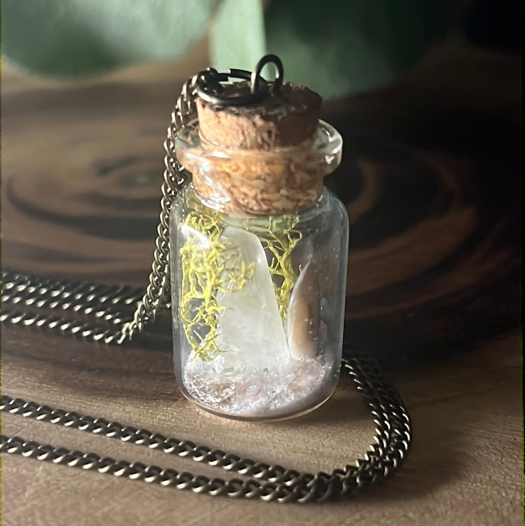 Treasure Bottle Necklace "Day Breaks"