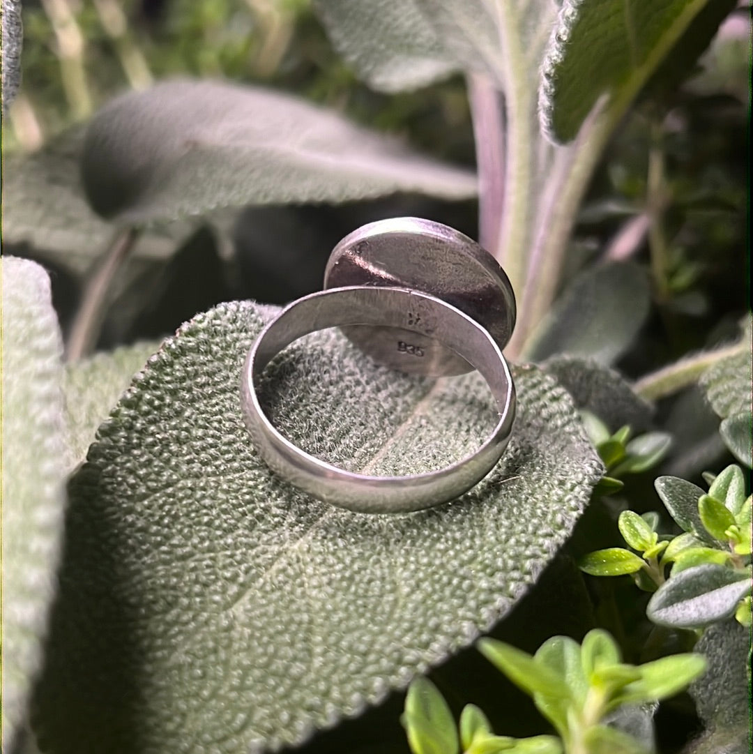 Sasquatch Ring, Copper and Argentium Silver